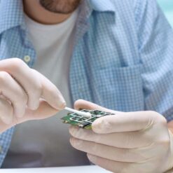 epoxy stripping agent on circuit boards